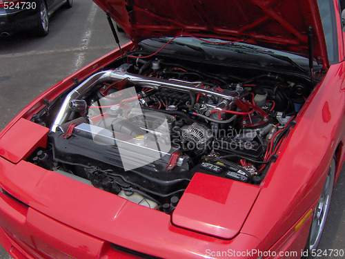 Image of red sports car