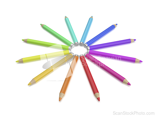 Image of Colorful eye pencils