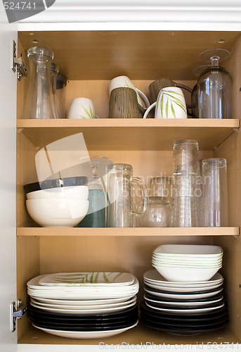 Image of Dishes in the Cupboard