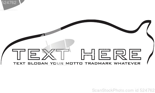 Image of Sportscar Outline Logo