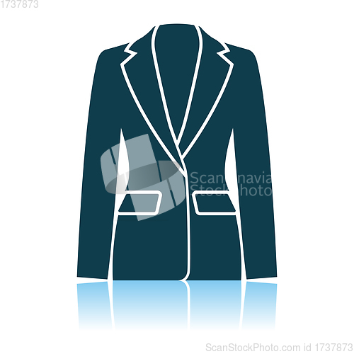 Image of Business Woman Suit Icon