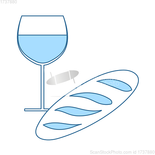 Image of Easter Wine And Bread Icon