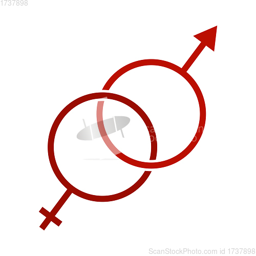 Image of Man Female Symbol Icon