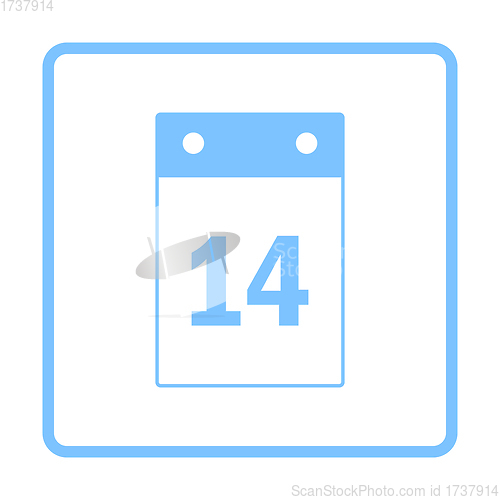 Image of Valentine Day Calendar Icon