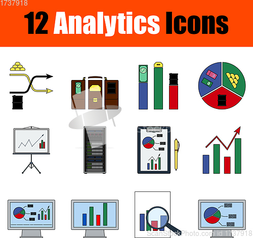 Image of Analytics Icon Set