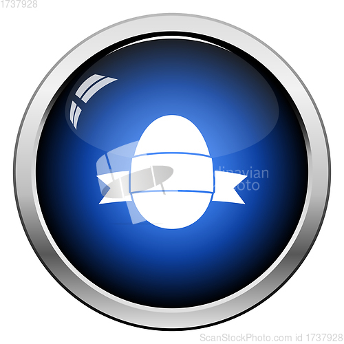 Image of Easter Egg With Ribbon Icon