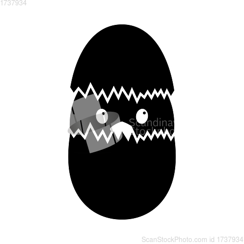 Image of Easter Chicken In Egg Icon