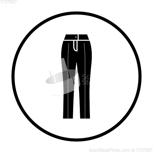 Image of Business Woman Trousers Icon