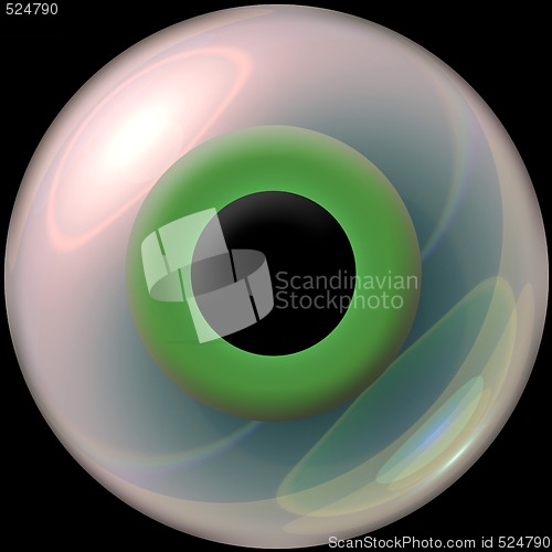 Image of 3d eyeball