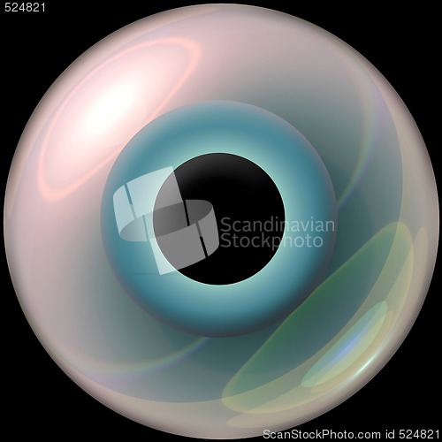 Image of 3d eyeball