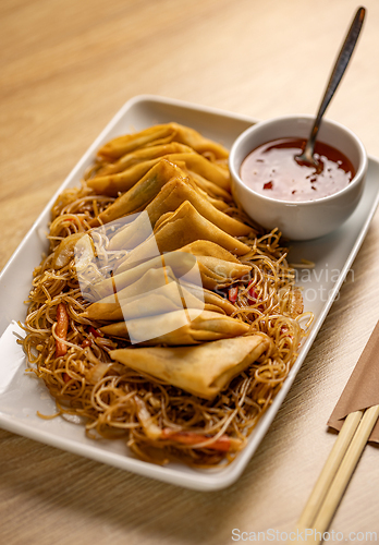 Image of Fresh fried Chinese food