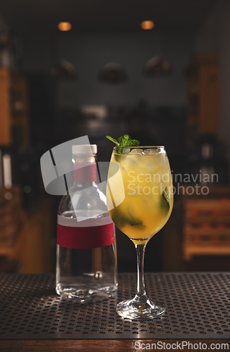 Image of Fresh lemon cocktail