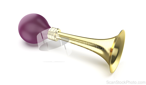 Image of Golden bicycle bulb horn