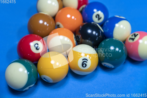 Image of cue sports scenery