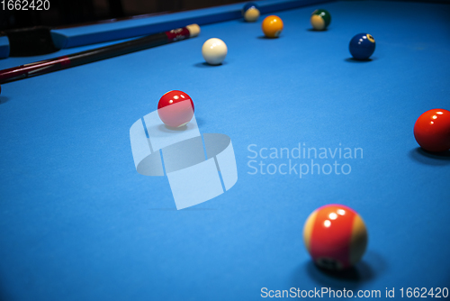 Image of cue sports scenery