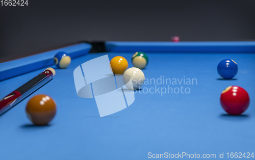 Image of cue sports scenery