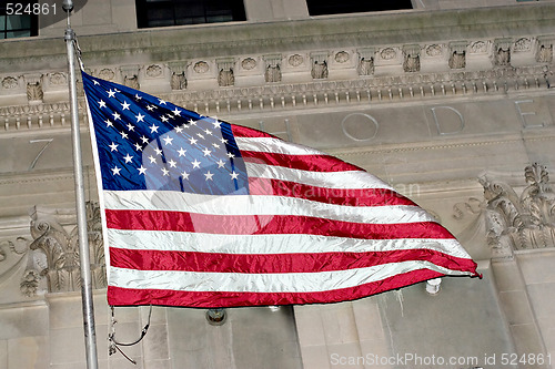 Image of American Flag Flying