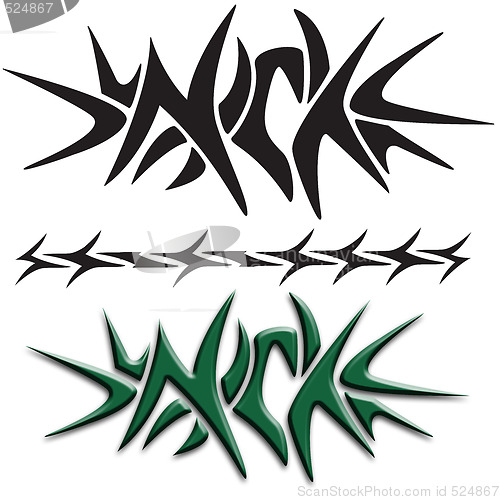 Image of Tribal Nick Tattoo