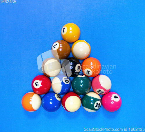 Image of cue sports scenery