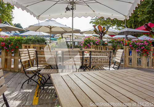 Image of beer garden scenery