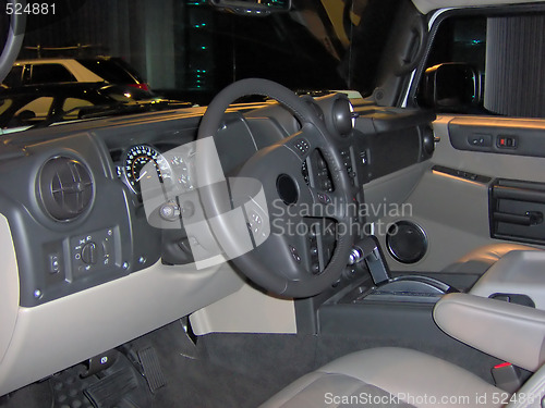 Image of truck interior