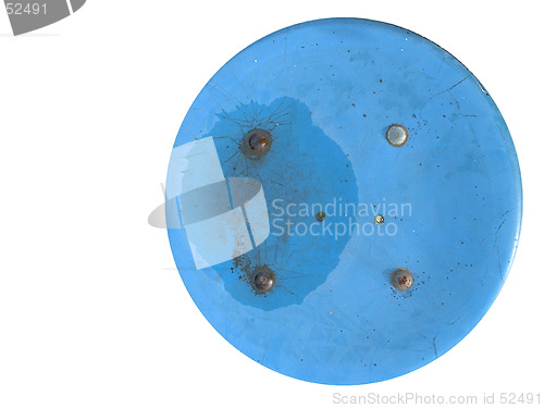 Image of Blue Button 06