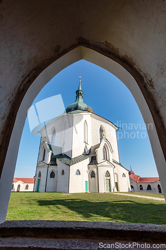 Image of Pilgrimage church of Saint John of Nepomuk on Zelena Hora. Zdar nad Sazavou, Czech Republic