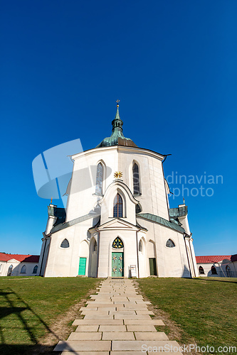 Image of Pilgrimage church of Saint John of Nepomuk on Zelena Hora. Zdar nad Sazavou, Czech Republic