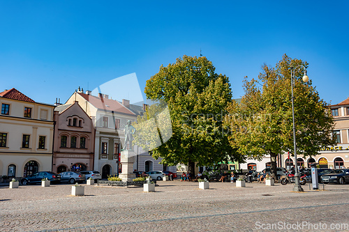 Image of Smetana Square or picturesque Smetanovo namesti. Litomysl, Czech Republic