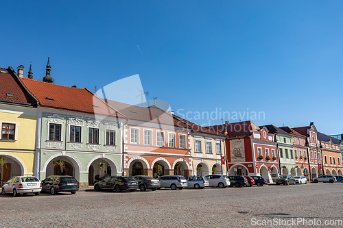 Image of Smetana Square or picturesque Smetanovo namesti. Litomysl, Czech Republic