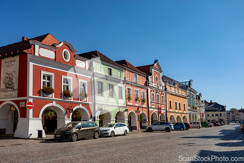 Image of Smetana Square or picturesque Smetanovo namesti. Litomysl, Czech Republic