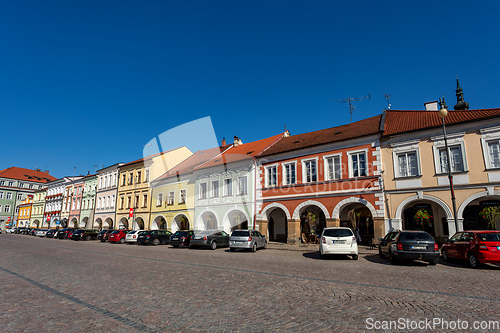 Image of Smetana Square or picturesque Smetanovo namesti. Litomysl, Czech Republic