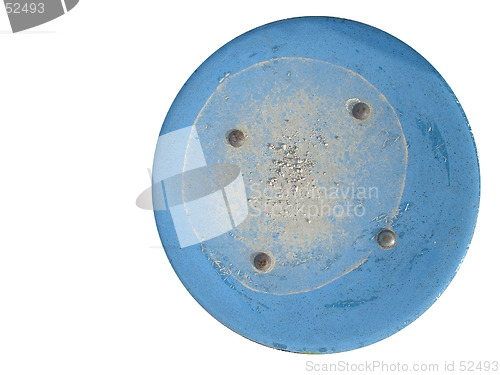 Image of Blue Button 08