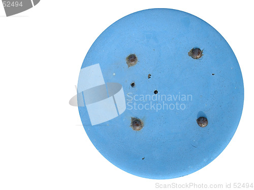 Image of Blue Button 09