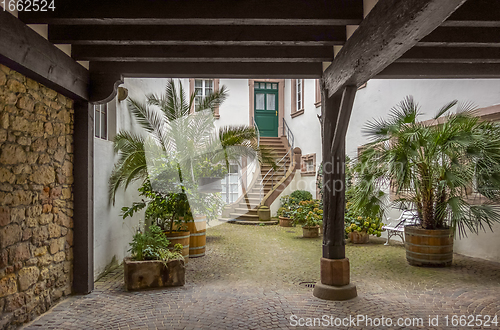 Image of idyllic courtyard