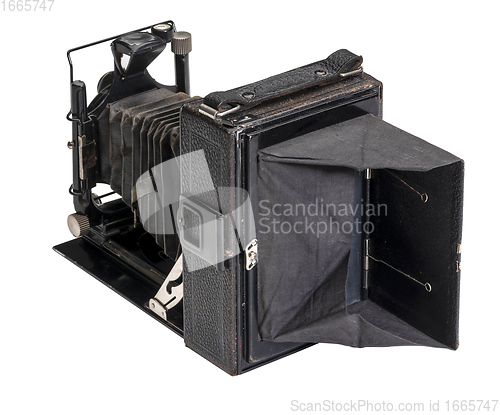 Image of historic folding camera