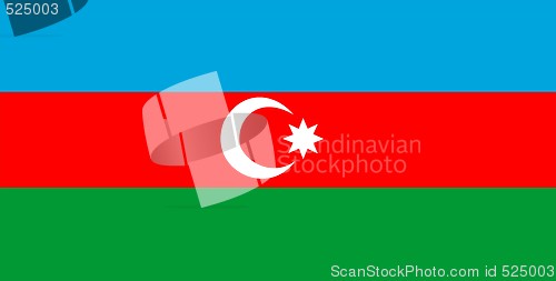 Image of Azerbaijan Flag