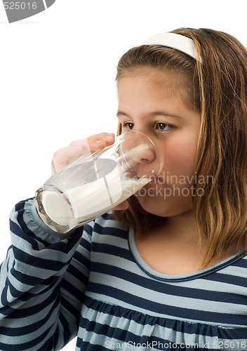 Image of Child Drinking Milk