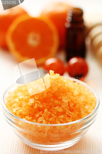 Image of tangerine bath