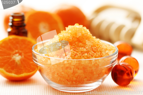 Image of tangerine bath