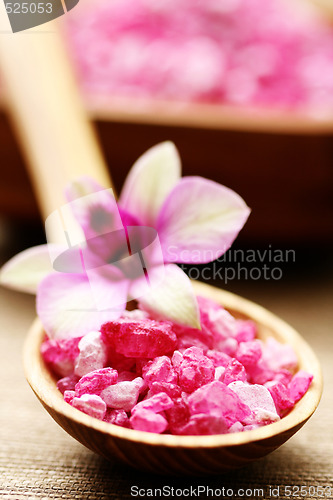 Image of flower bath salt