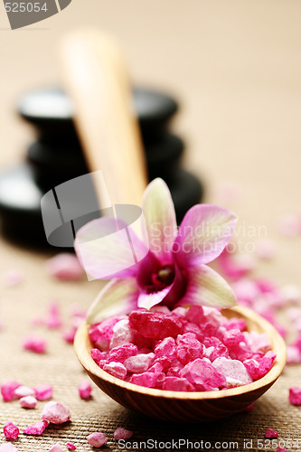 Image of flower bath salt