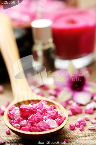 Image of flower bath salt