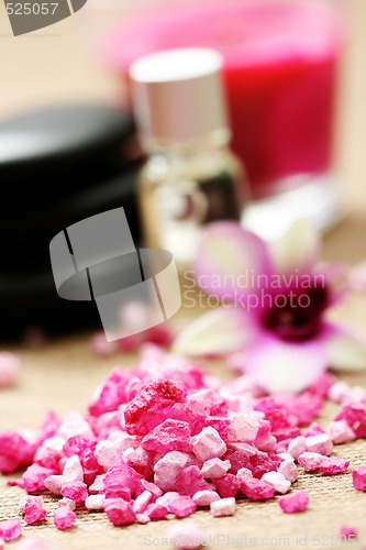 Image of flower bath salt