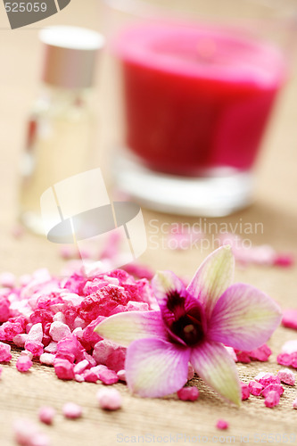 Image of flower bath salt