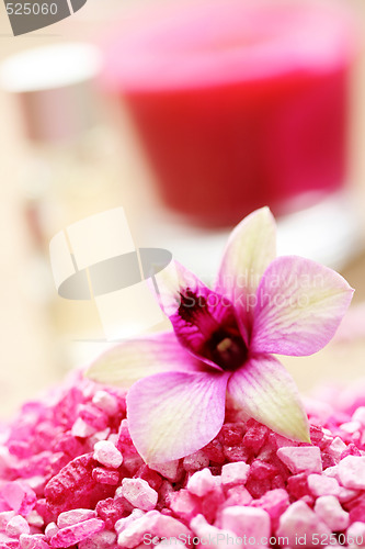 Image of flower bath salt