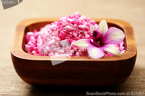 Image of flower bath salt