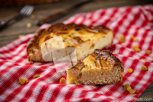 Image of Cheese casserole with raisins