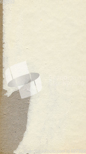 Image of Off white cardboard texture background - vertical