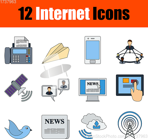 Image of Internet Icon Set